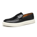 The Arezzo Men’s Leather Loafer Sneaker