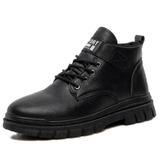 The Brookhaven Ridge Men’s Leather Rugged Lace Up Outdoor Ankle Boots