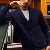 The Pembroke Men’s Shawl Collar Button Up Cardigan