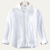 The Ashenwood Men’s Classic Linen Cotton Button Up Shirt