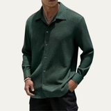The Frascati Men’s Relaxed Fit  Casual Textured Shirt