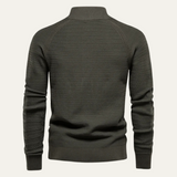 The Caernarfon Men's Casual Button Up Knitted Cotton Cardigan