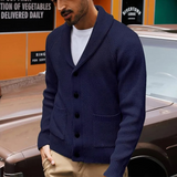The Pembroke Men’s Shawl Collar Button Up Cardigan