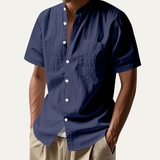 The Westmount Men’s Lightweight Linen Button Up Shirt