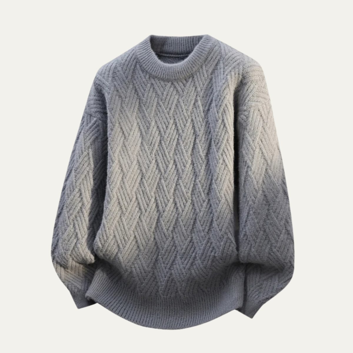 The Deerfield Men’s  Soft O Neck Warm Knitted Sweater