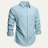 The Sarzana Men’s Business Button Down Linen Cotton Shirt