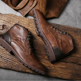 The Stanhope Men’s Vintage Durable Ankle Biker Boots