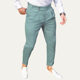 The Hobart Men’s Tailored High Waisted Pleated Dress Pants