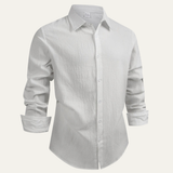 The Sarzana Men’s Business Button Down Linen Cotton Shirt