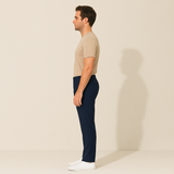 The Santorini Classic Chino Pants For Men - Navy Blue