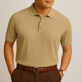 The Bormio Retro Knitted Polo for Men