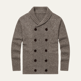 The Soverato Men's Vintage Solid Color Knit Casual Cardigan