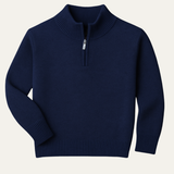 The Crestfield Quarter Zip Sweater – Men's 100% Soft Luxury Wool Knit Sweater