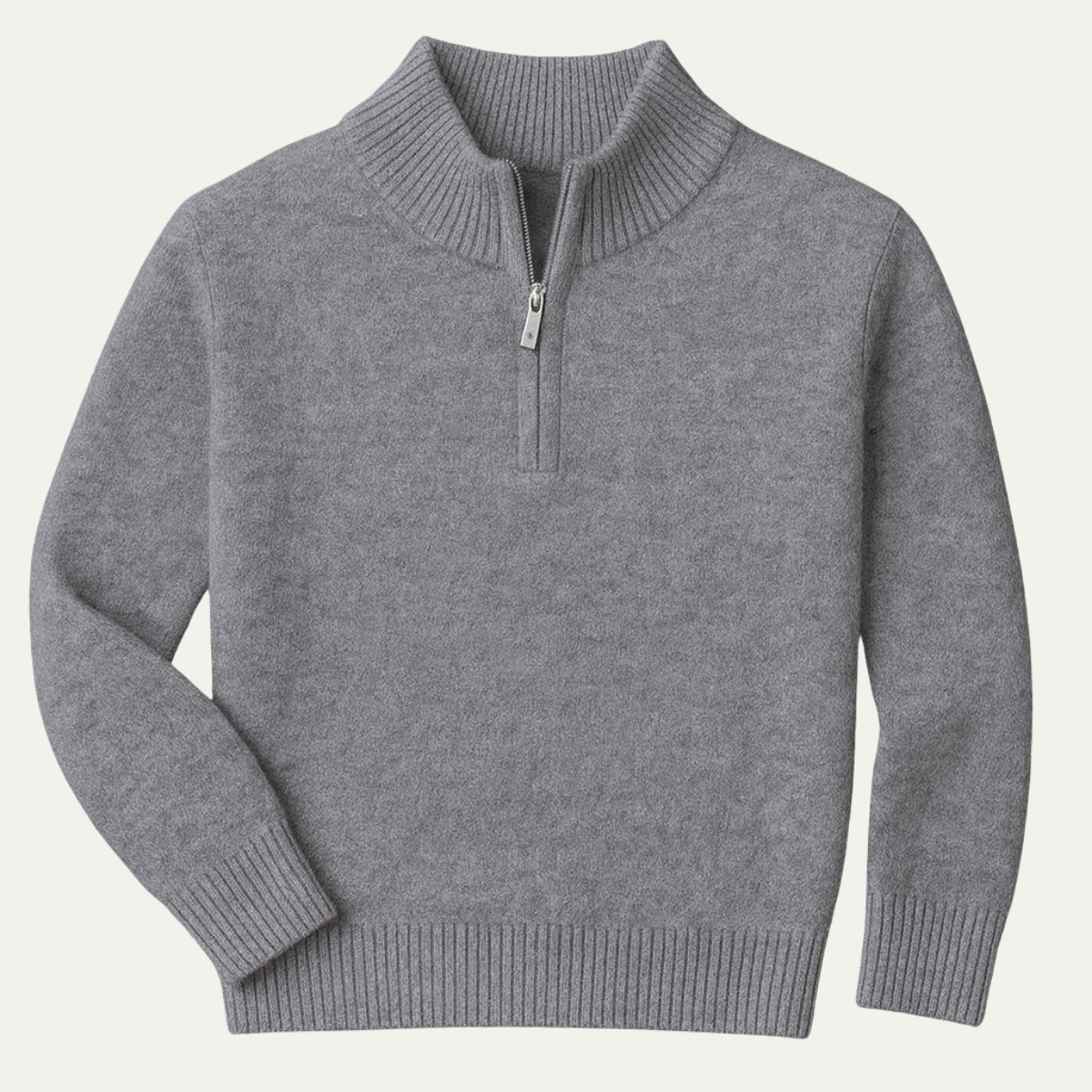The Crestfield Quarter Zip Sweater – Men's 100% Soft Luxury Wool Knit Sweater
