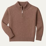 The Crestfield Quarter Zip Sweater – Men's 100% Soft Luxury Wool Knit Sweater