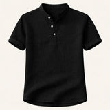 The Meadowbrook Ridge Men's Lightweight Linen Summer Trendy Button Up Shirt