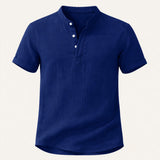 The Glencrest Ridge Men's Soft Linen Summer Casual Button Up Shirt