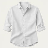 The Yorkshire Men’s Lightweight Cotton Linen Summer Shirt