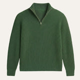 The Vicenza Men’s Soft Knit Half Zip Sweater