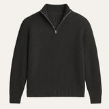The Vicenza Men’s Soft Knit Half Zip Sweater