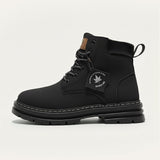 The Silverlake Men’s Cozy Fur Lined Insulated Snow Boots