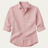 The Yorkshire Men’s Lightweight Cotton Linen Summer Shirt