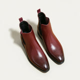 The Cobblestone Men’s Classic Ankle Slip On Leather Boots