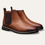 The Highlands Men's Durable Leather Chelsea Boots