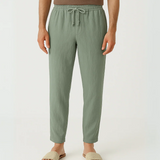 The Colchester Men's Old Money Beige Linen Pants