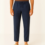 The Colchester Men's Old Money Beige Linen Pants