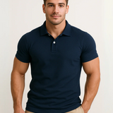 The Corsica Men's White Old Money Polo Shirt