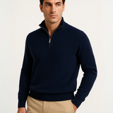 The Old Money Quarter Zip Sweater for Men