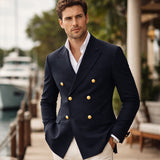 The Parisian Men’s Slim Fit Double Breasted Casual Shirt