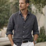 The Prague Men’s Classic Lightweight Button Up Shirt