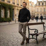 The Pescara Men’s  Smart Casual  Quarter Zip Sweater