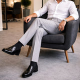 The Brighton Men’s Vintage Classic Tailored Pleated Pants