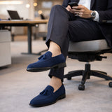 The Livorno Men’s Suede Tassel Loafer