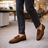 The Livorno Men’s Suede Tassel Loafer