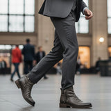 The Rue Honoré Men’s Leather Boots - Luxury Shoes
