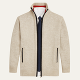 The Manarola Men's Winter Thick Knitted Fleece Full Zip Cardigan