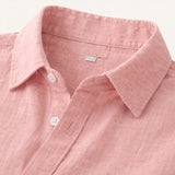 The Willowcrest Park Men's Lightweight Linen Summer Casual Button Up Shirt