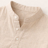 The Meadowbrook Ridge Men's Lightweight Linen Summer Trendy Button Up Shirt
