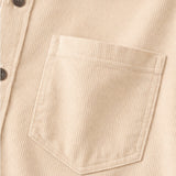 The Appenzell Men’s Solid Color Casual Corduroy Shirt
