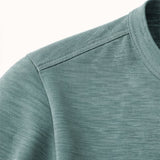 The Bathwick Men’s Breathable Henley Collar Summer T Shirt
