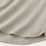 The Inverness Men’s Soft Cotton Linen Henley Shirt