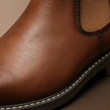 The Lothian Men's Classic Leather Slip On Chelsea Boots