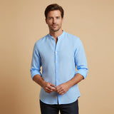 Summer Casual Linen Men Shirt Relaxed Fit