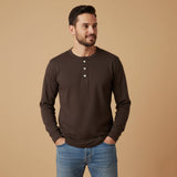 The Tuscany Men’s Classic Cotton Casual Henley Shirt