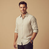 The Rovato Men's Lightweight Long Sleeve Button Shirt