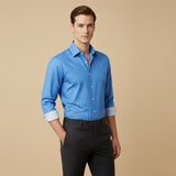 The Amalfi Men’s Casual Slim Fit Striped Button Up Shirt